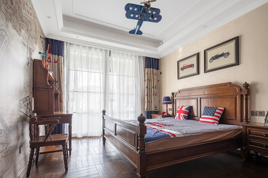 新古典风格家装设计室内装修效果图-次卧 新古典风格家装设计室内装修效果图-次卧