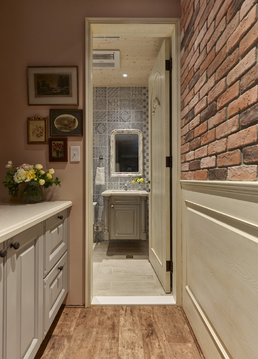 南航碧花园别墅360平米田园风格装修案例-洗手间 南航碧花园别墅360平米田园风格装修案例-洗手间